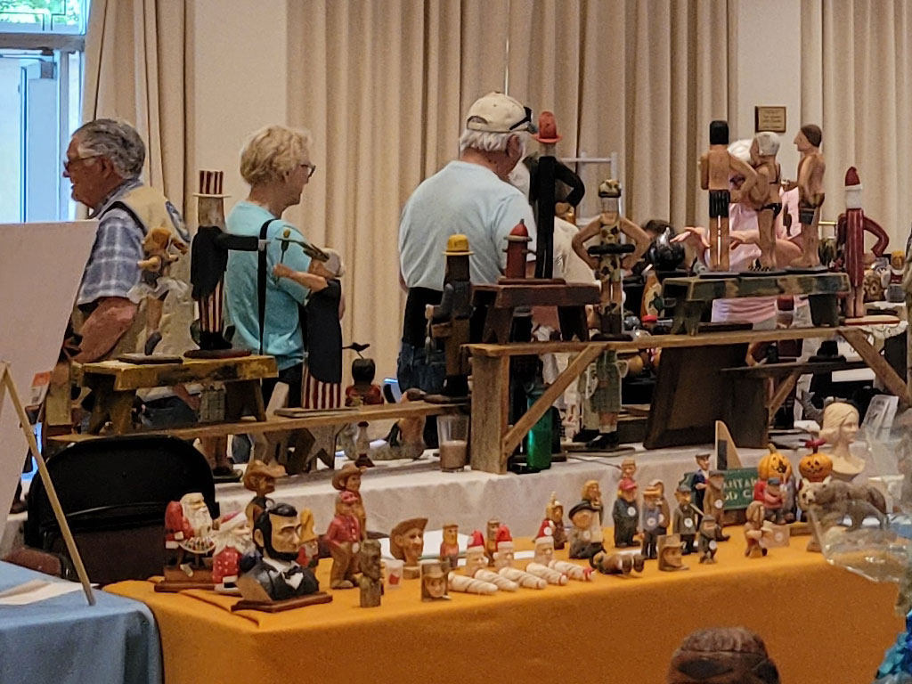 Ed Santarosa's Table at CWA Show 2023